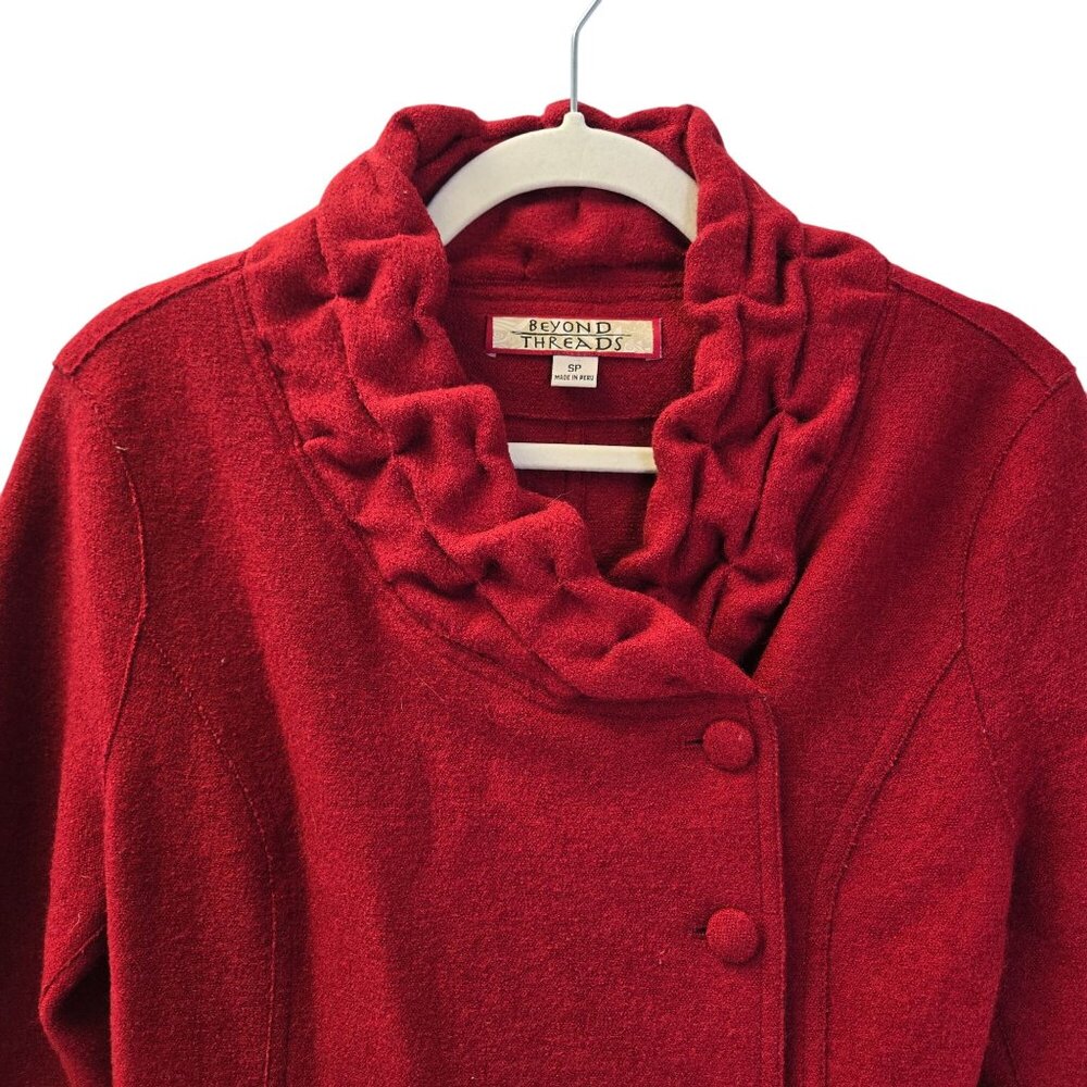 Beyond Threads Alpaca & Wool Blend Ruffle Trim As… - image 4